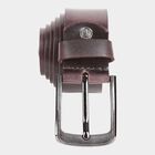 Men's Brown Leather Casual Belt, , small image number null