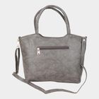 Women's Polyurethane Satchel, Quilted, Medium Size, , small image number null