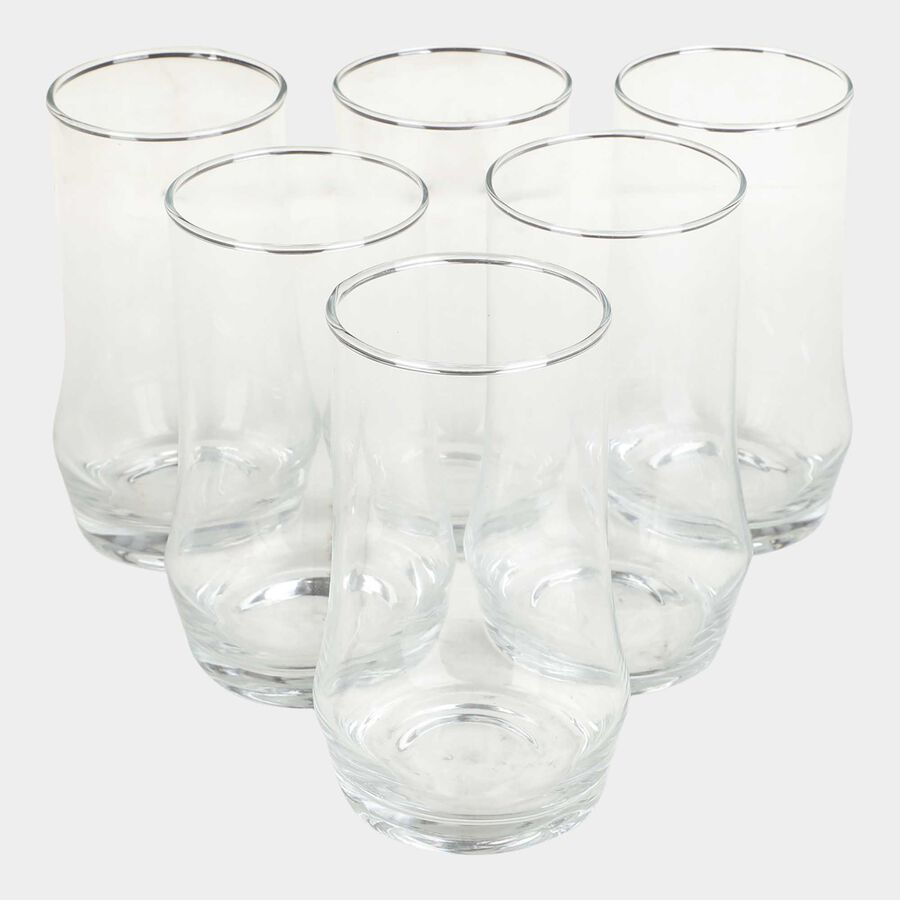 Glass Tumbler, Set of 6 pcs., 310 ml, , large image number null