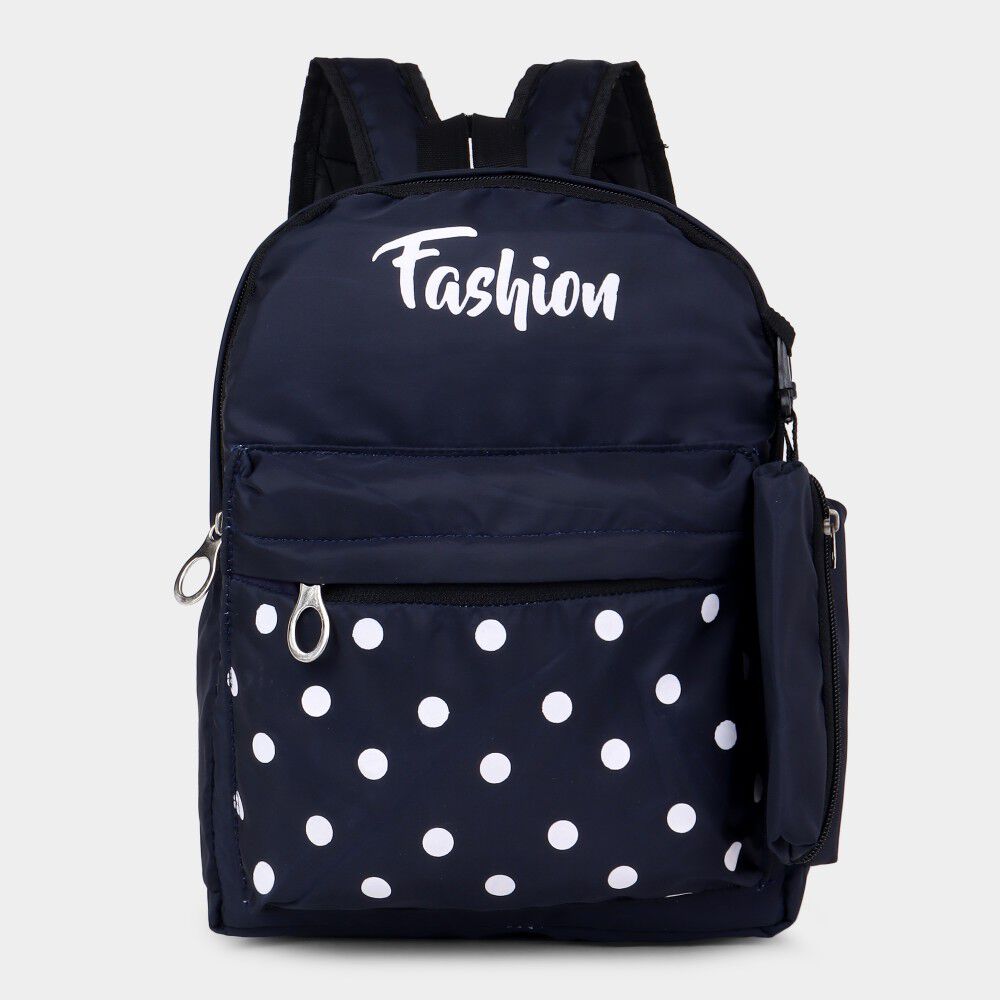 Lucky Charm                         Kid's Blue Nylon And Polyester Bag