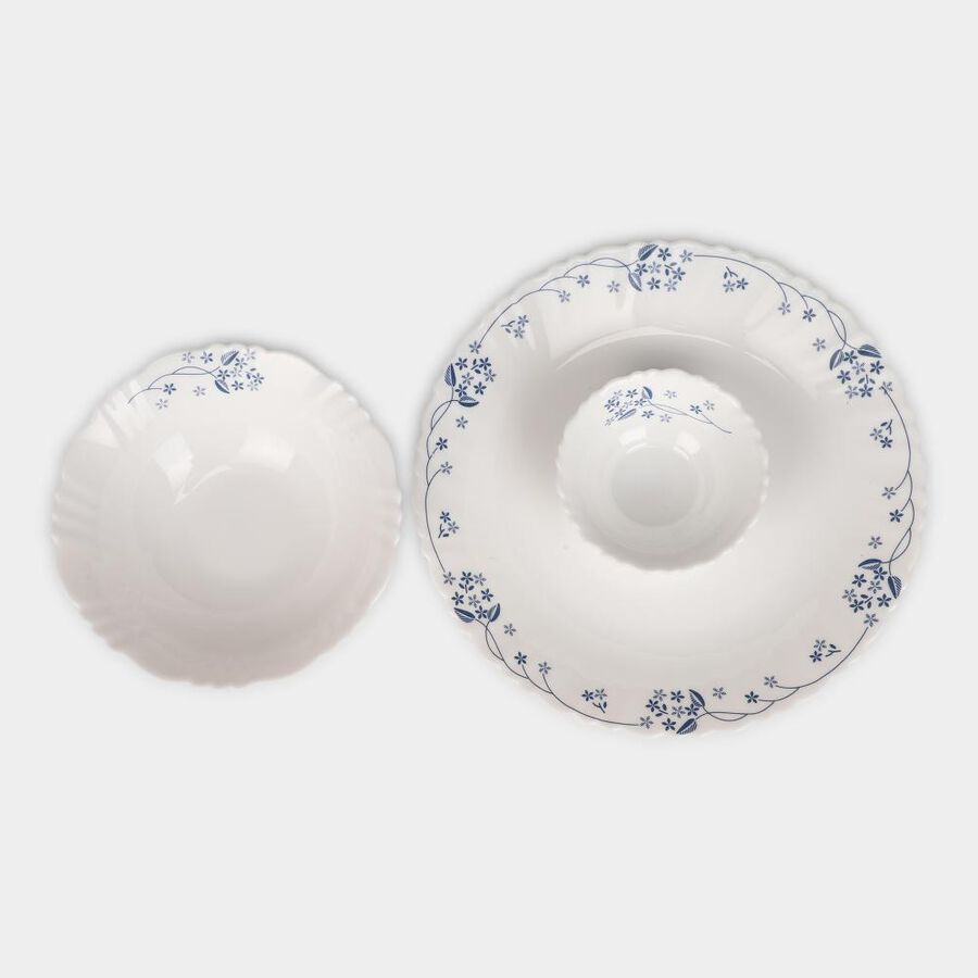 White Opalware Dinner Set of 10, , large image number null