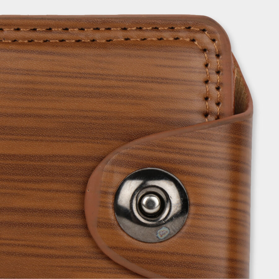 Men PU Brown Wallet, , large image number null