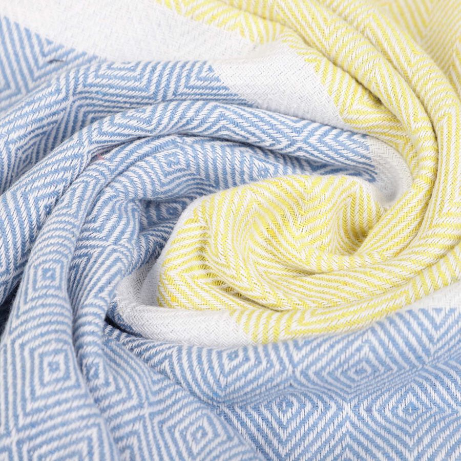 Multicolour Cotton Bath Towel, , large image number null