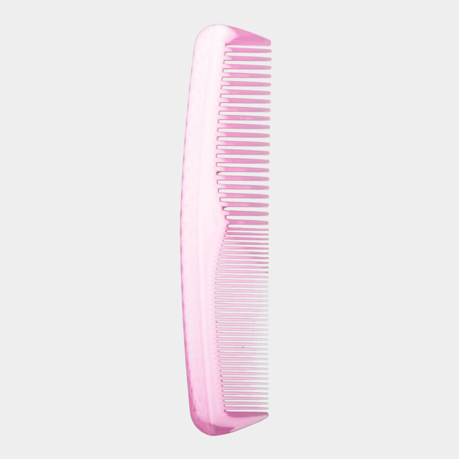 Plastic Hair Comb, Set of 2 - Colour/Design May Vary, , large image number null
