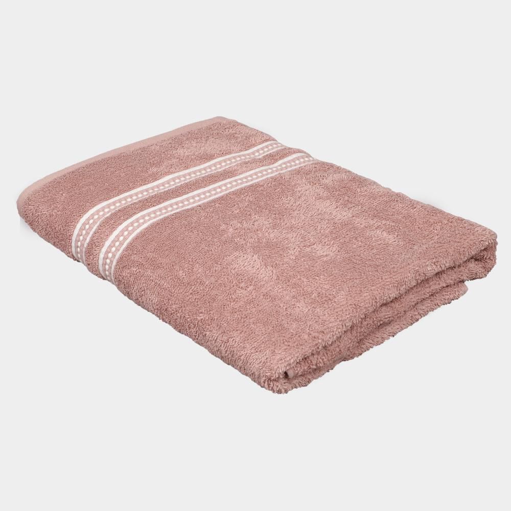 Home Beautiful                         350 GSM Pink Cotton Bath Towel