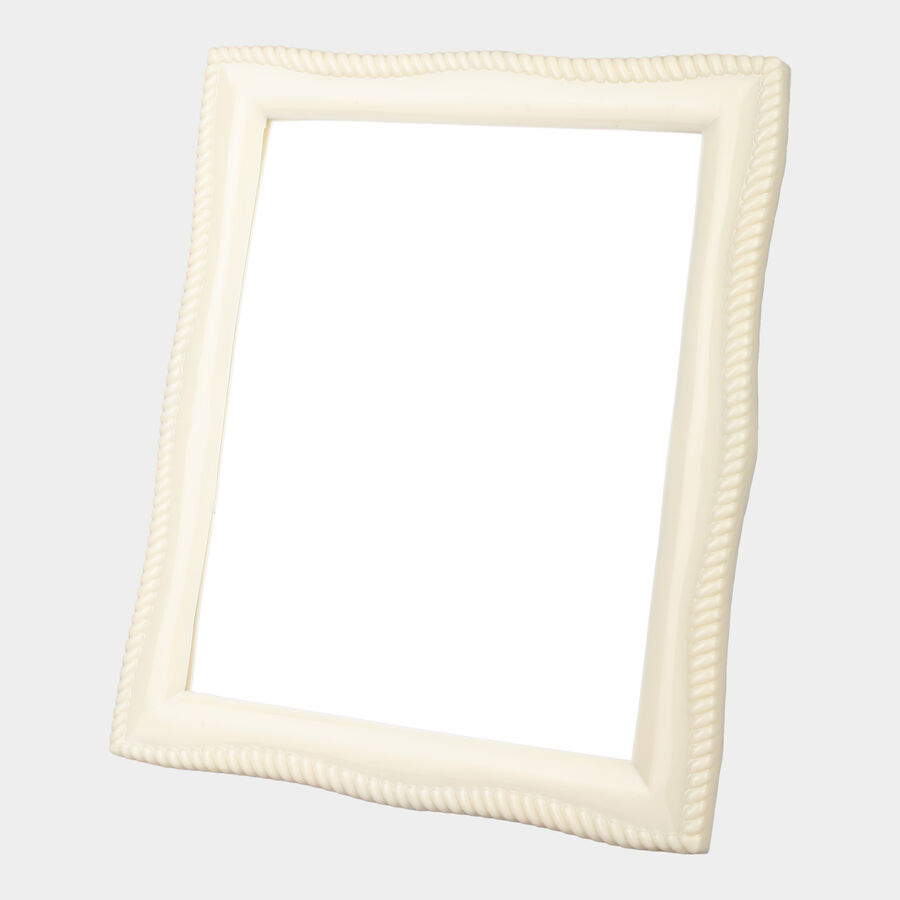 off-White Plastic Vanity Mirror, , large image number null