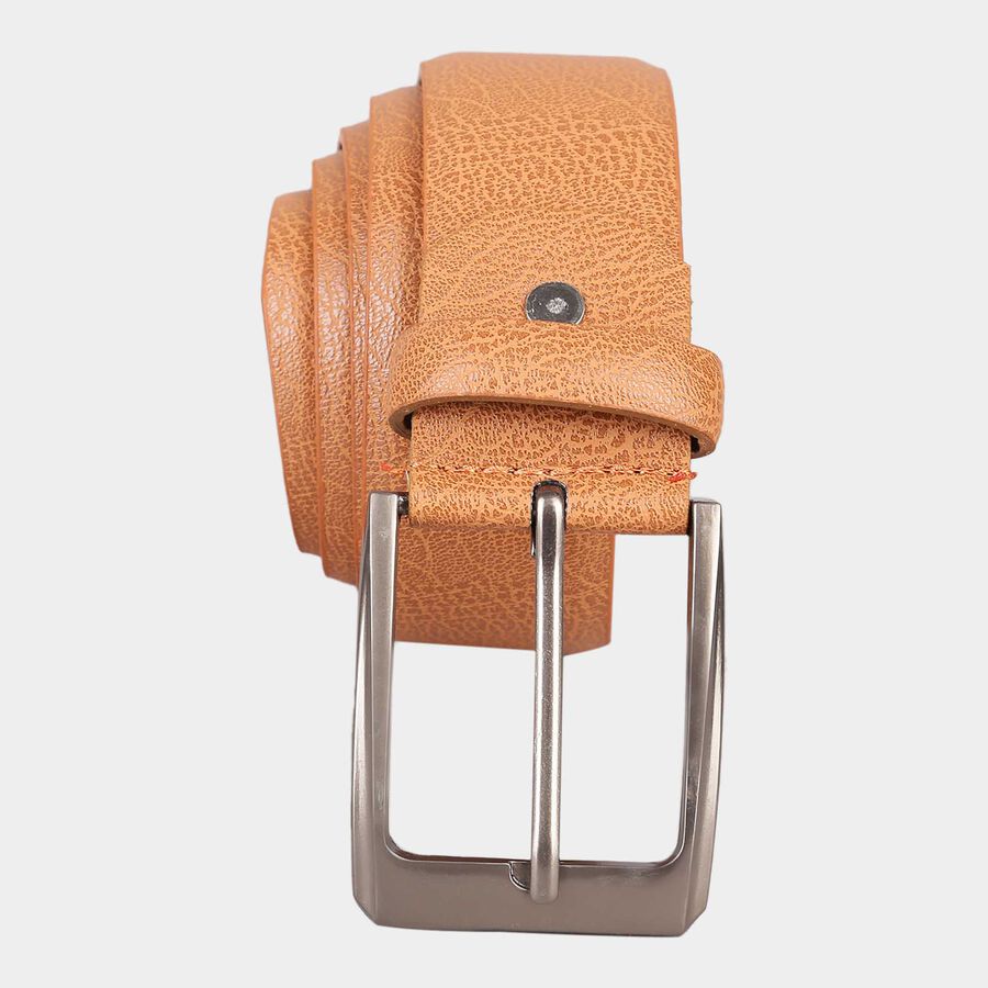 Men PU Tan Belt - 36 Inches, , large image number null