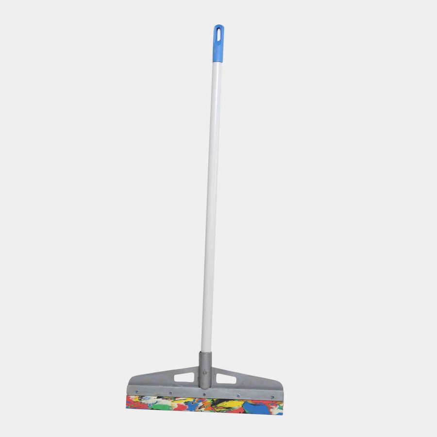 Plastic Bathroom Wiper With Metal Handle - Colour/Design May Vary, , large image number null