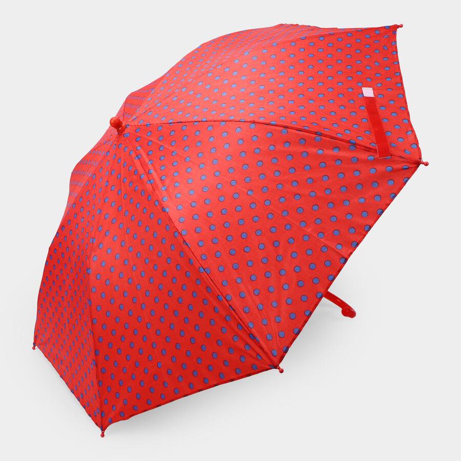 Red Polyester Kids Umbrella, , large