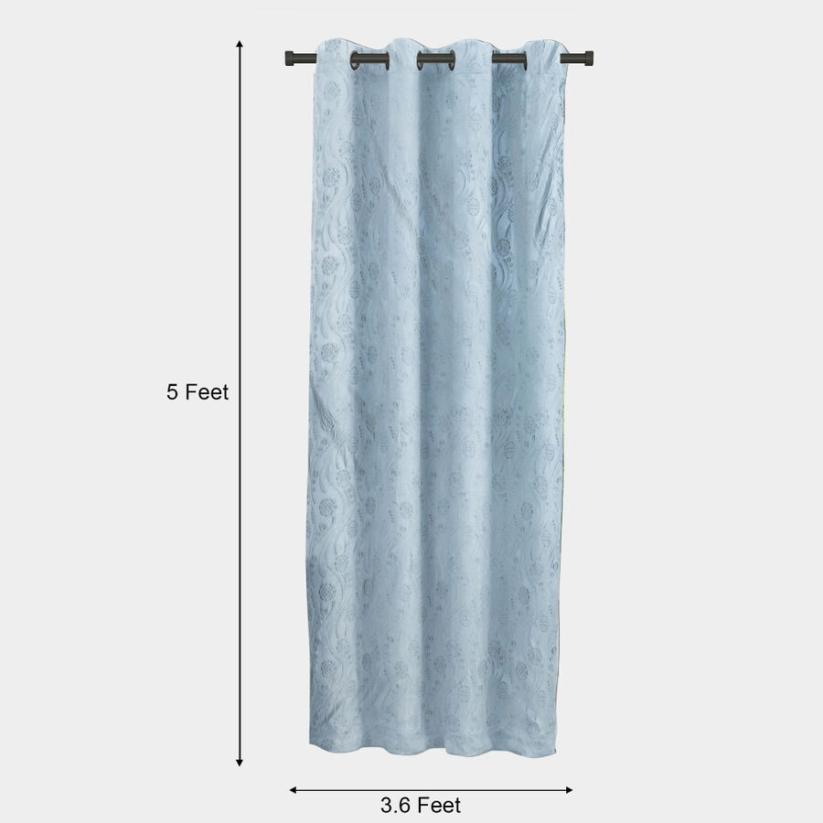 5ft. Light Blue Window Curtain, , large image number null