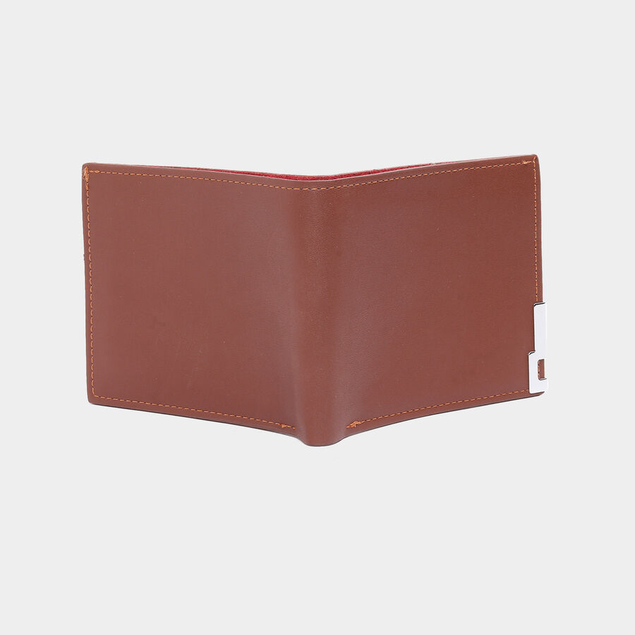 Men PU Brown Wallet, , large image number null