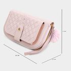 Women's Colour Block Polyurethane Long Wallet, , small image number null