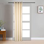 7ft. Cream Microfiber Door Curtain, , small image number null