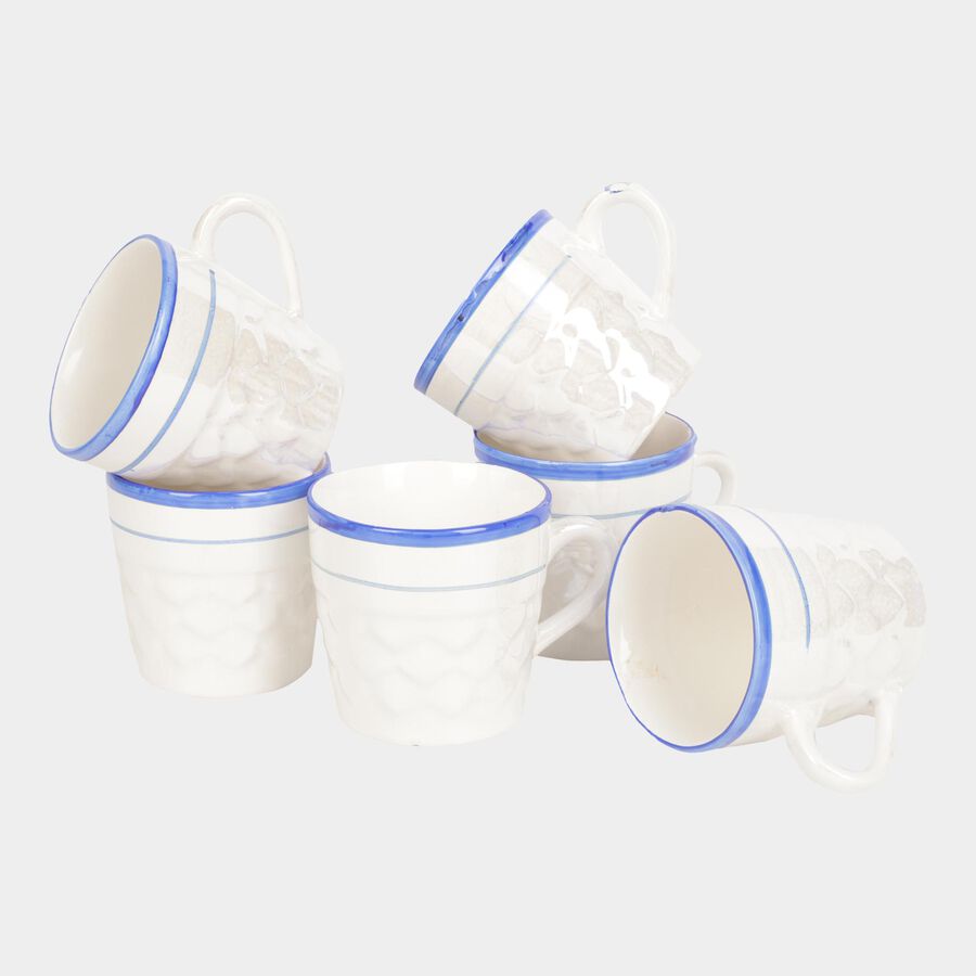 120 ml Stoneware Cup, Set of 6, , large image number null