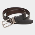 Men's Black Polyurethane Formal Belt, , small image number null