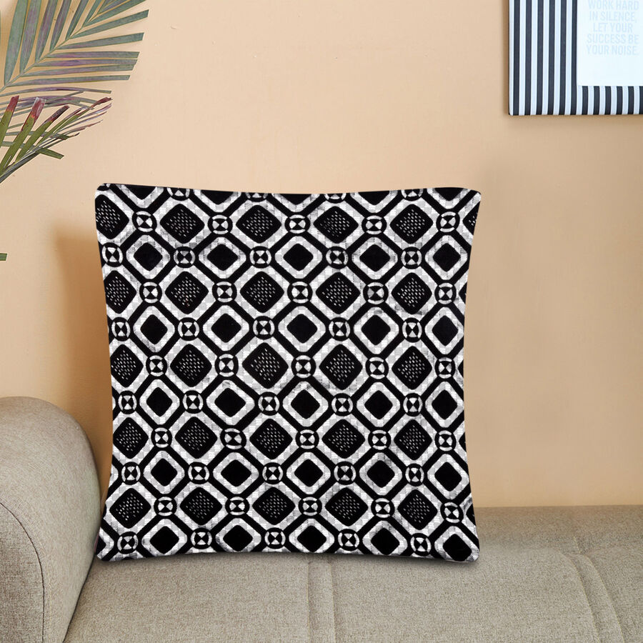 Jacquard Microfiber Cushion Cover, , large image number null