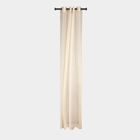 9ft. Cream Microfiber Long Door Curtain, , small image number null