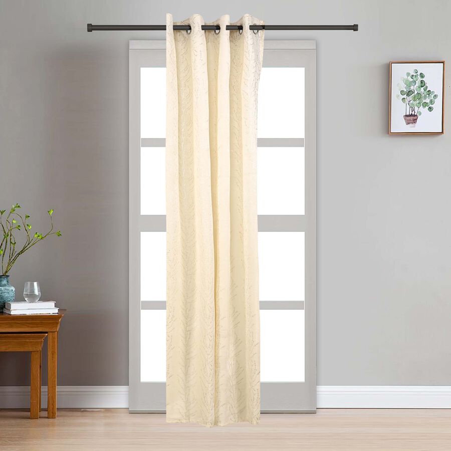7ft. Cream Velvet Door Curtain, , large image number null