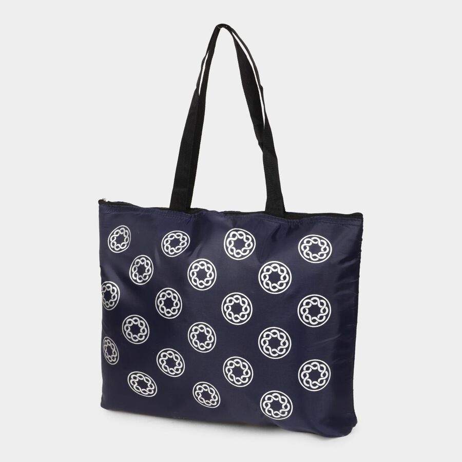 Navy Blue Fabric-Nylon Bag, , large image number null
