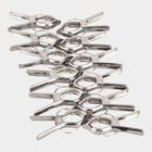 Steel Cloth Clips-Set of 12, , small image number null