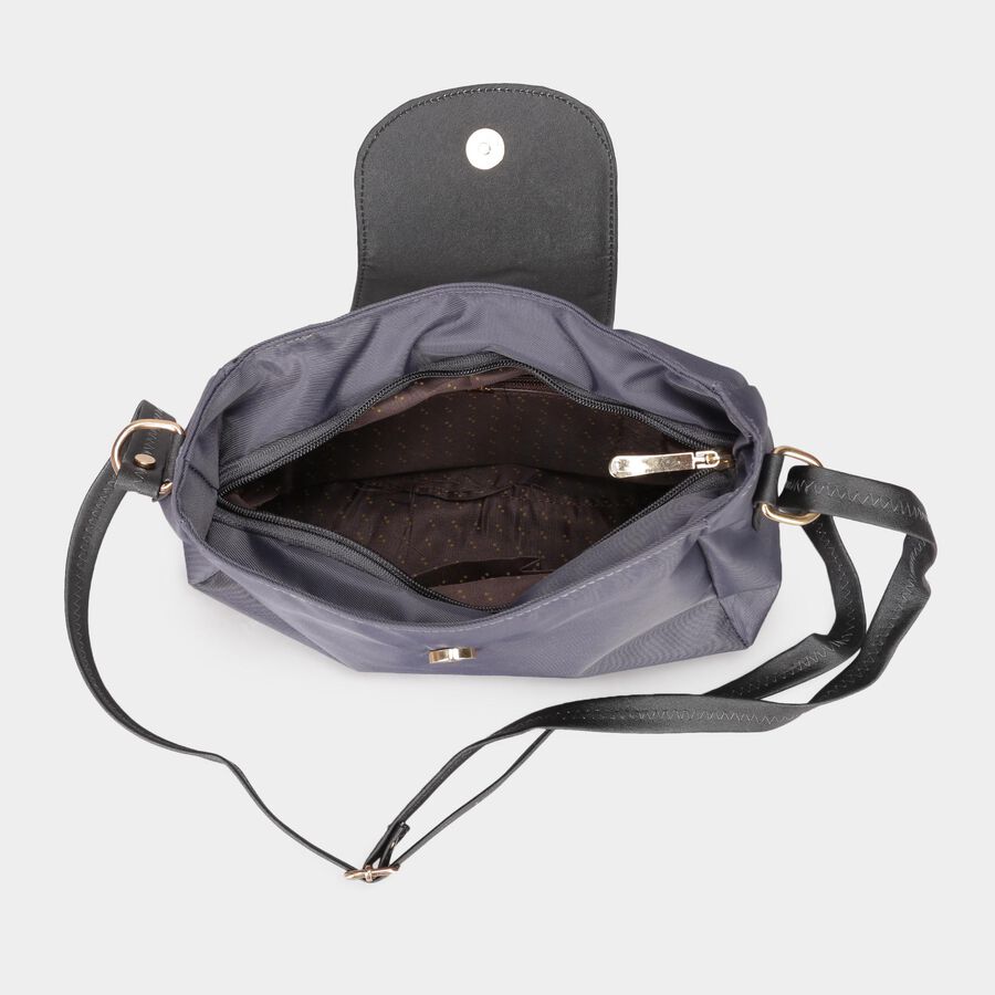 Women's Polyurethane Envelope/Zipper Sling Bag, , large image number null