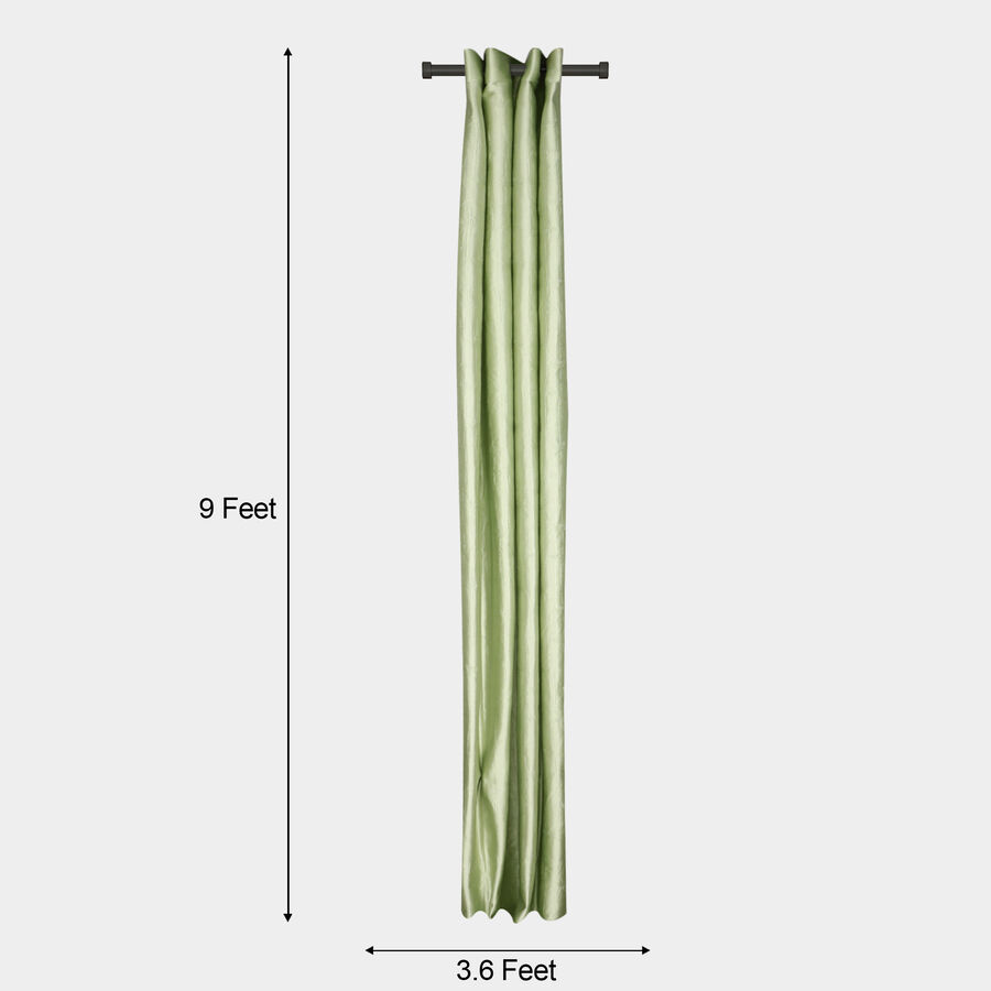 9ft. Green Polyester Curtain, , large