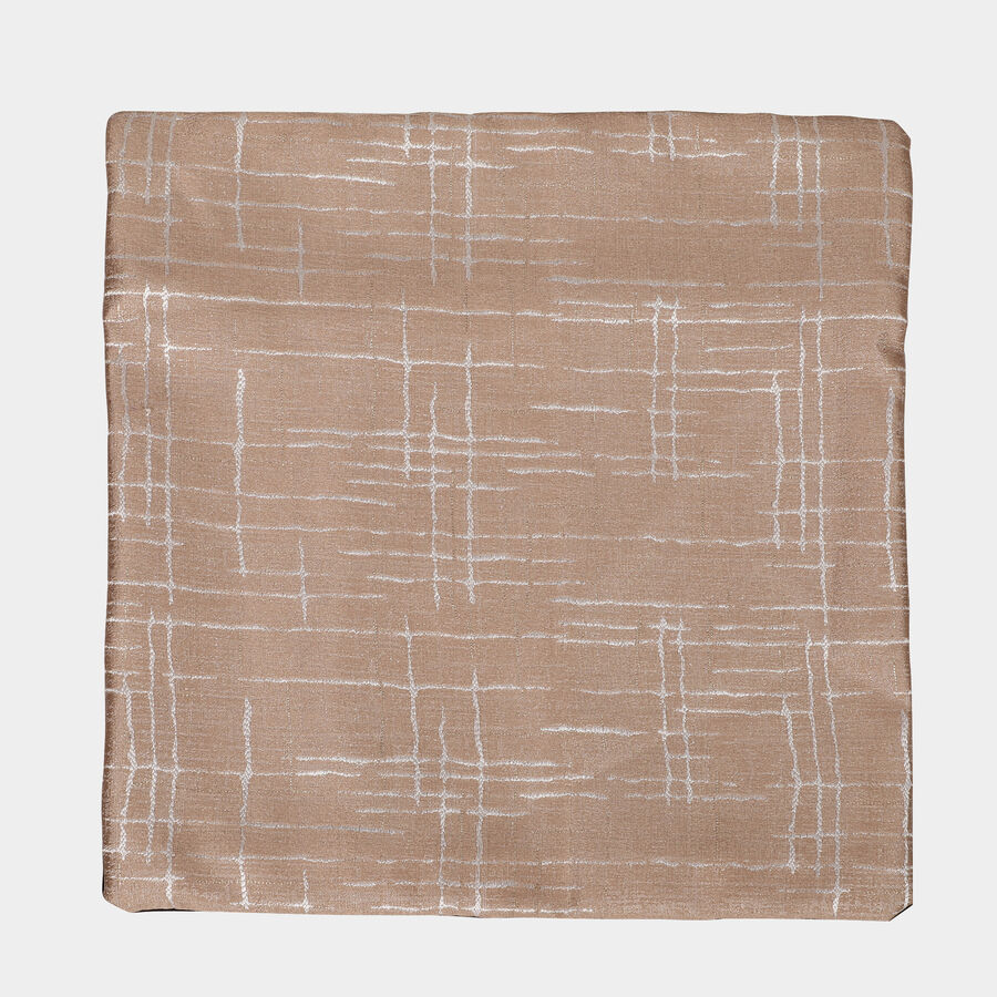 Brown Polyester Cushion Cover, , large image number null