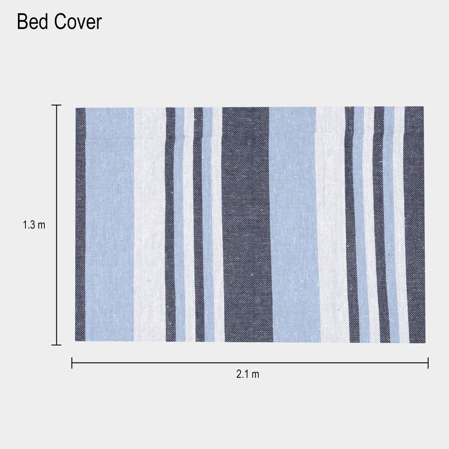 Blue Cotton Bedcover, , large image number null