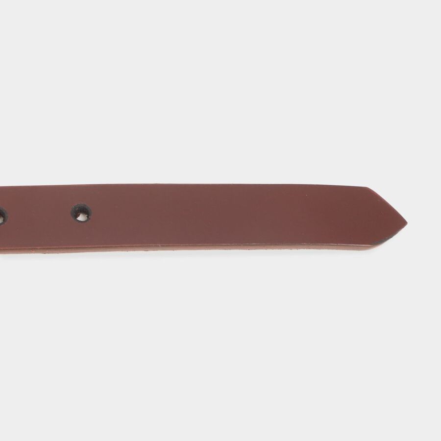Women's Brown Polyurethane Belt, , large image number null