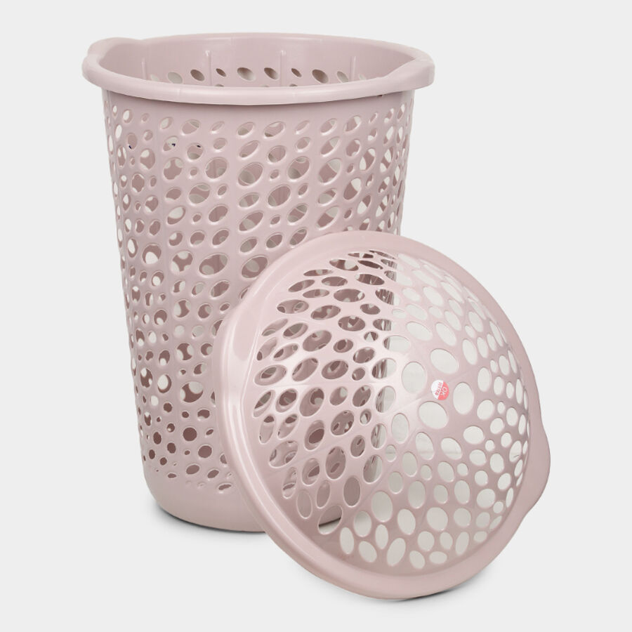 55L Plastic Laundry Basket, , large image number null