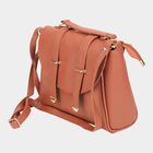 Women's Polyurethane Envelope/Zipper Sling Bag, , small image number null