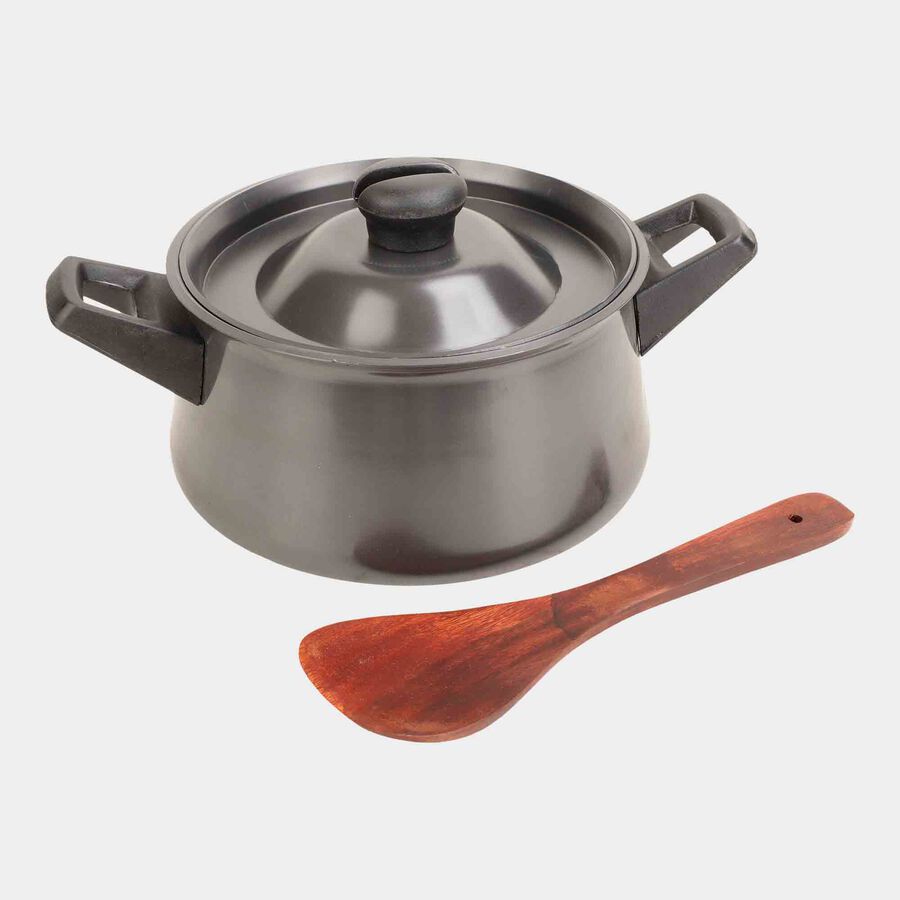 हार्ड एनोडाइज्ड कुक एवं सर्व 180 मिमी व्यास, , large image number null