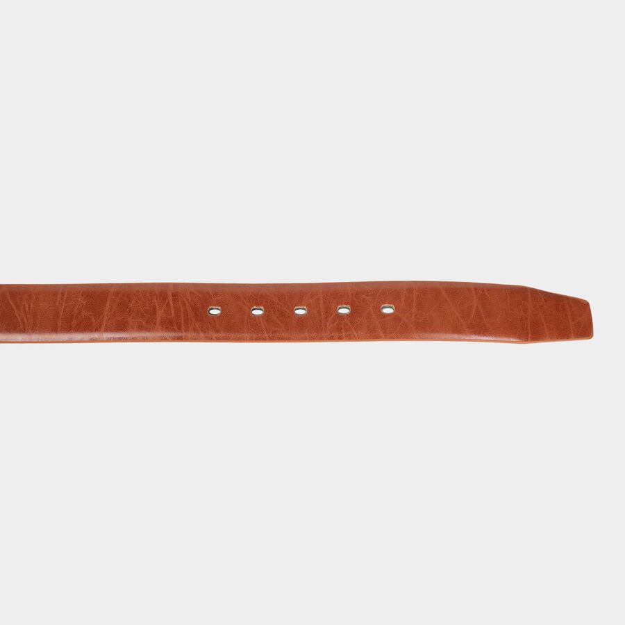 Men's Polyurethane Casual Belt, Size 36, Smooth/Plain, , large image number null