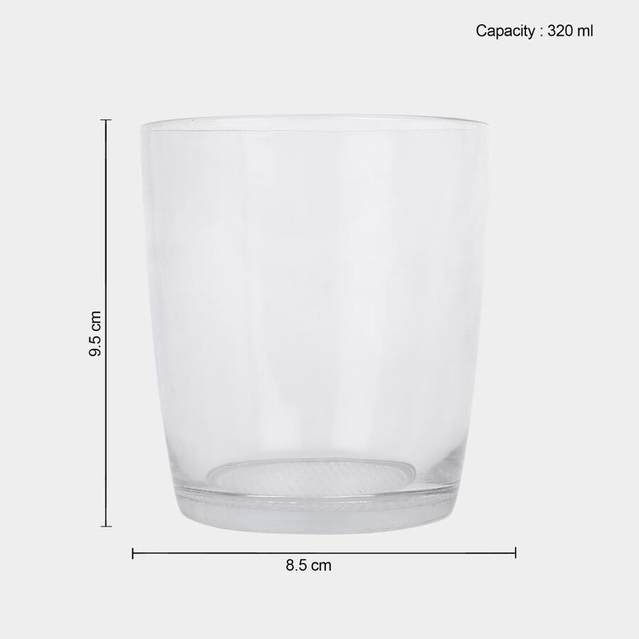 320ml Glass Tumbler Set of 6, , large