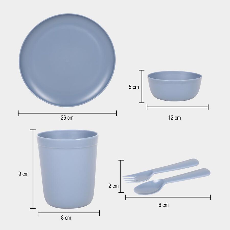 Plastic Meal Set 6 Pcs, , large