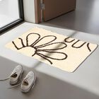 Anti-SKId Beige Polyester Door Mat, , small image number null