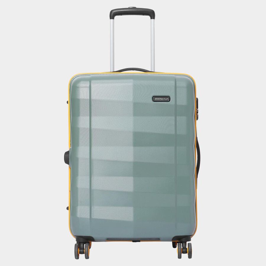 Hard Dark Green Polycarbote Trolley, , large image number null