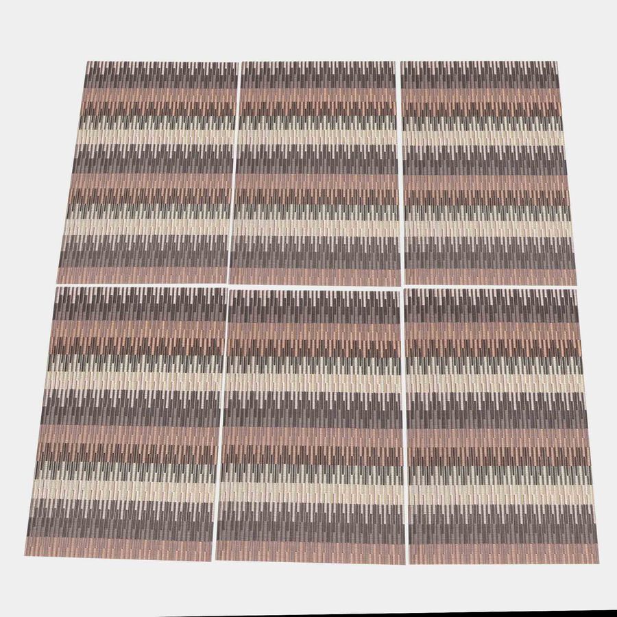 6 PVC Table Mats, 30 X 45 cm, Woven, , large image number null