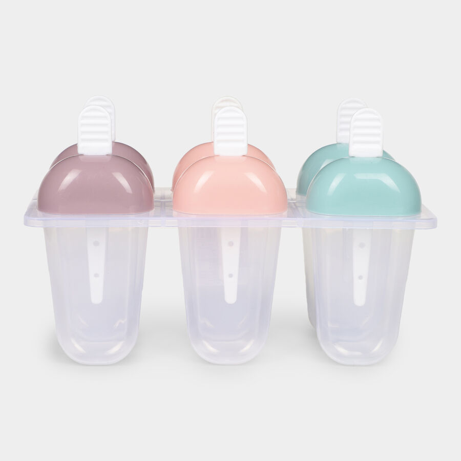 Plastic 6 Moulds Kulfi Maker, , large image number null
