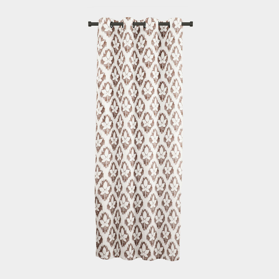 5 ft. Brown Polyester Curtain, , large image number null