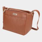 Women's Polyurethane Envelope/Zipper Sling Bag, , small image number null