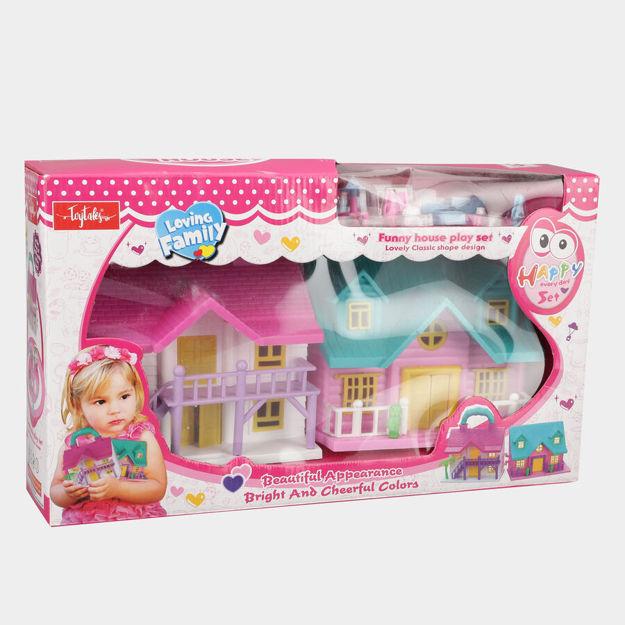 Kid's Plastic Doll House, , large image number null