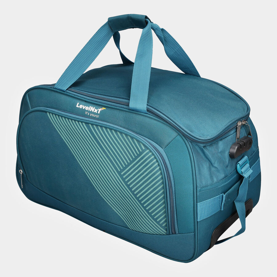 Teal Polyester Duffle Trolley, , large image number null