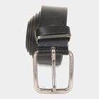 Men's Black Polyurethane Casual Belt, , small image number null
