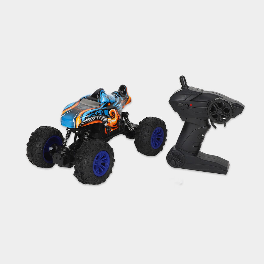 Kid's Remote Control Shark Monster Truck Off-Road Crawler Toy, , large