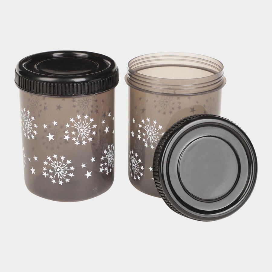 एयर-टाइट प्लास्टिक कंटेनर, 2 का सेट, 550 ml X 2, , large image number null