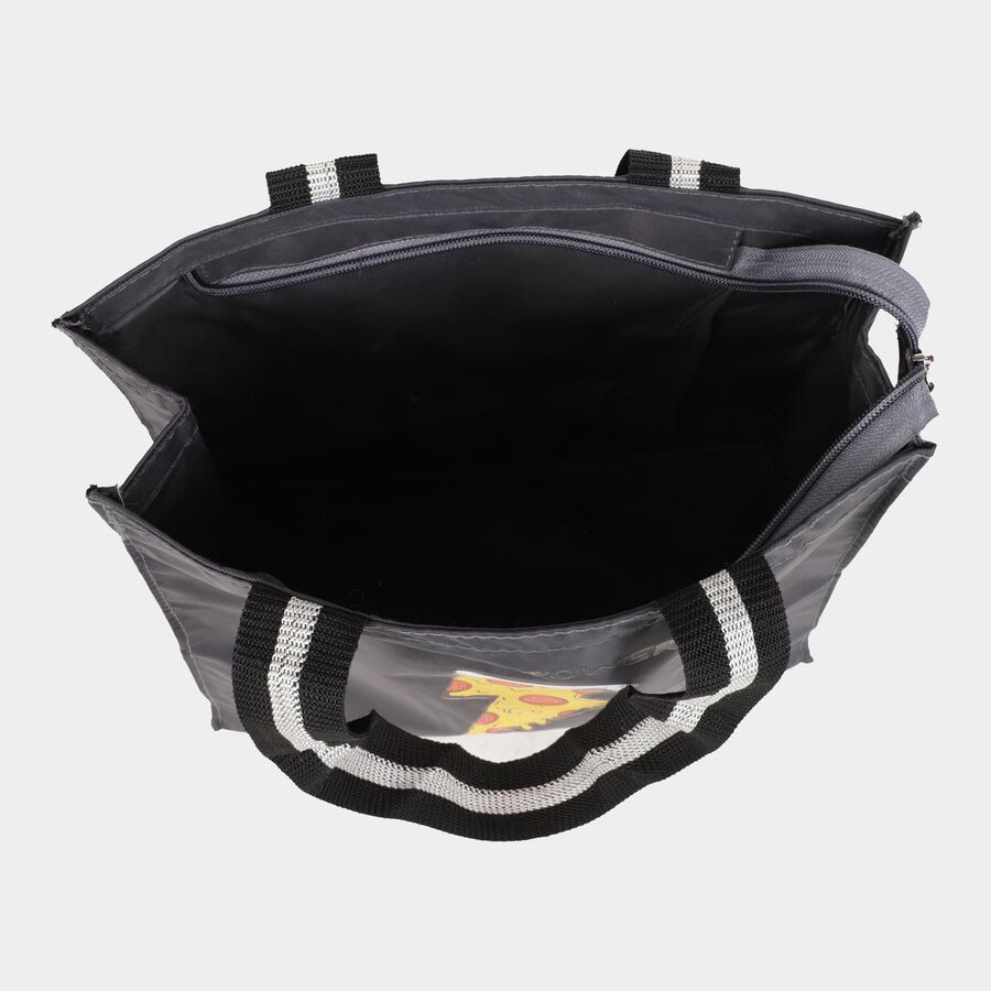 Grey Fabric-Polyester Bag, , large