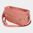 Women's Black Polyurethane Handbag, , small image number null