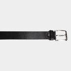 Men's Black Polyurethane Casual Belt, , small image number null