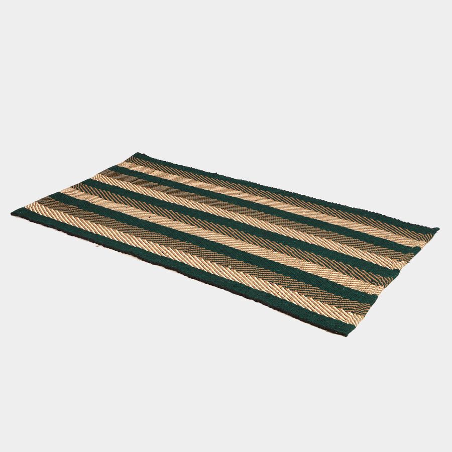 Green Polyester Bedside Runner, , large image number null